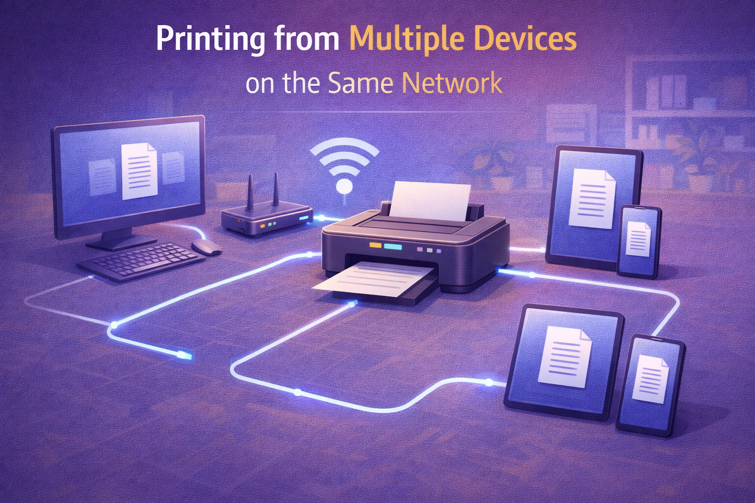 Printing from Multiple Devices on the Same Network